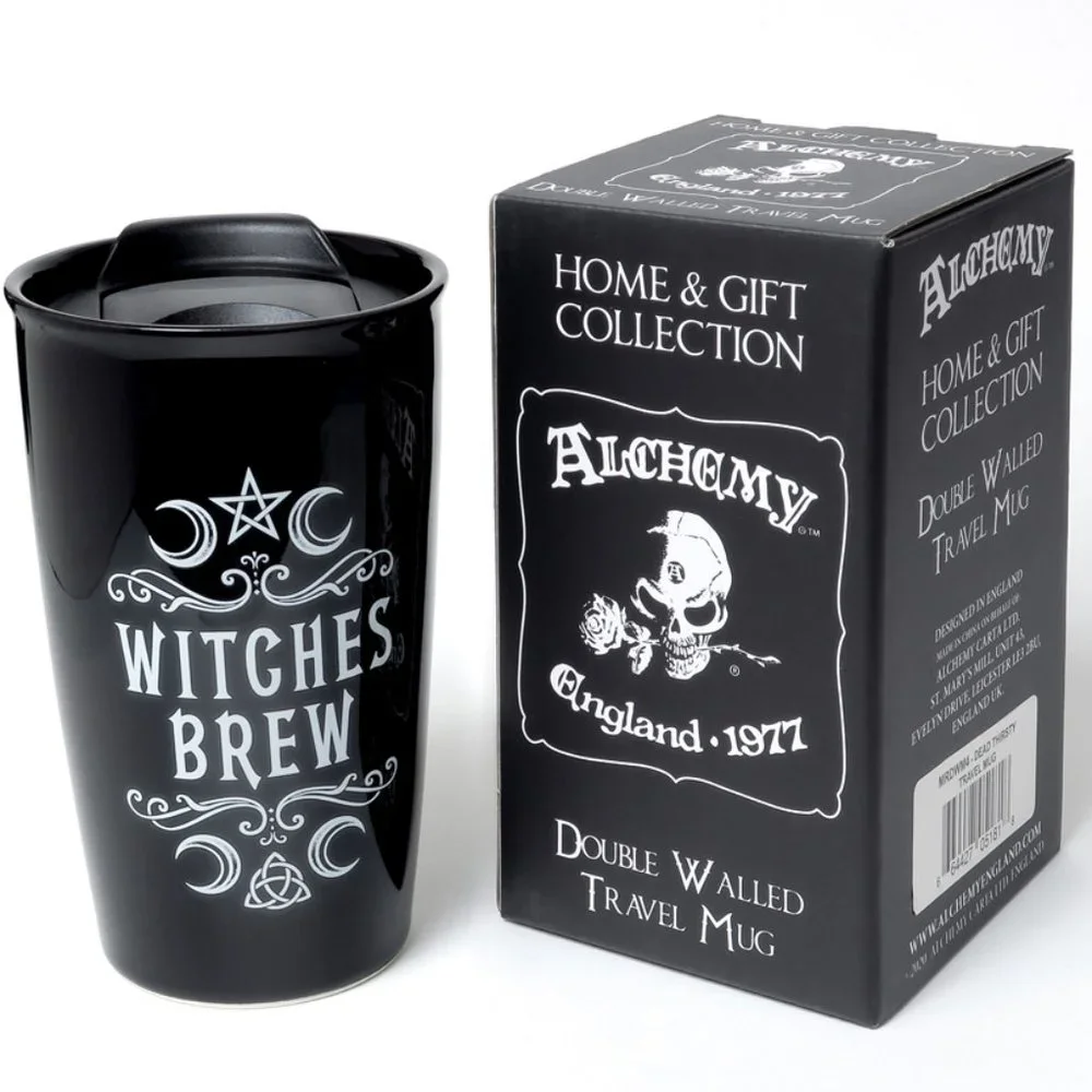 Witches Brew Double Walled 12 Ounce Travel Mug